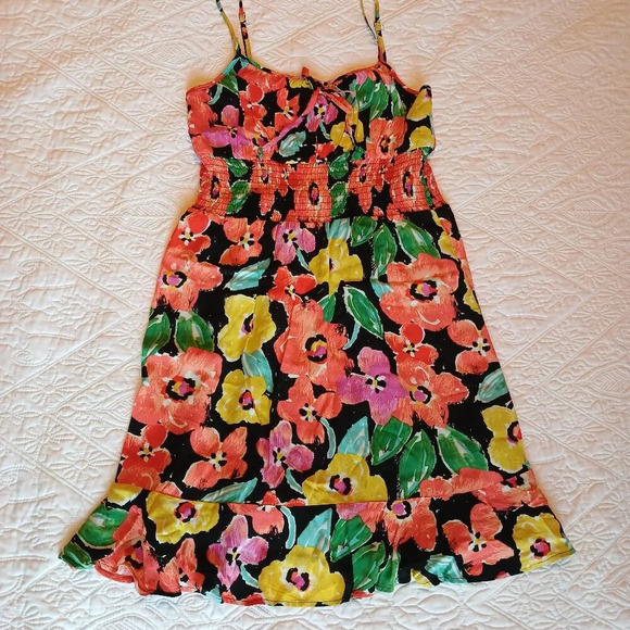 GB Dillards Summer Flower Strappy Dress - Picture 2 of 5